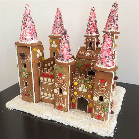 Castle Gingerbread House Template